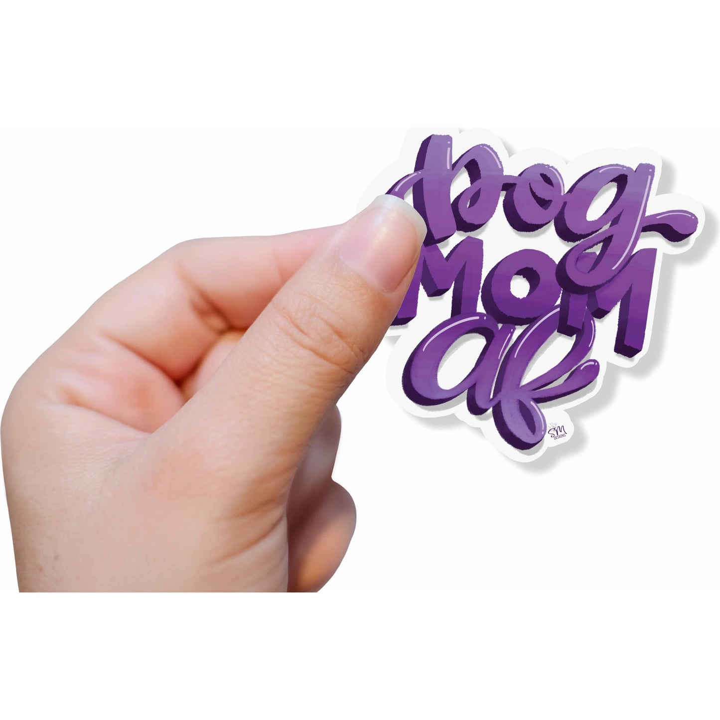 Dog Mom AF Vinyl Sticker