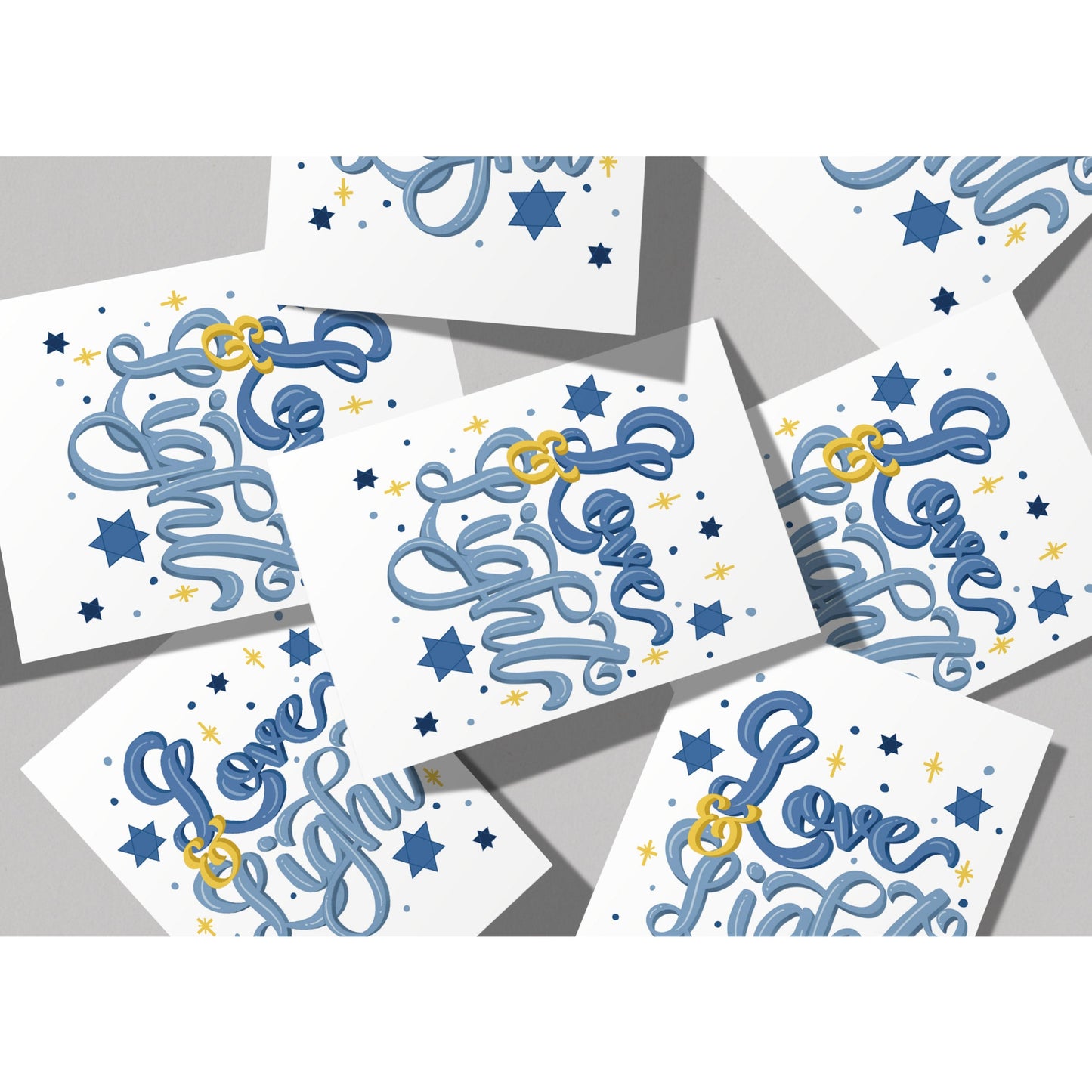 Love & Light - Hanukkah Card
