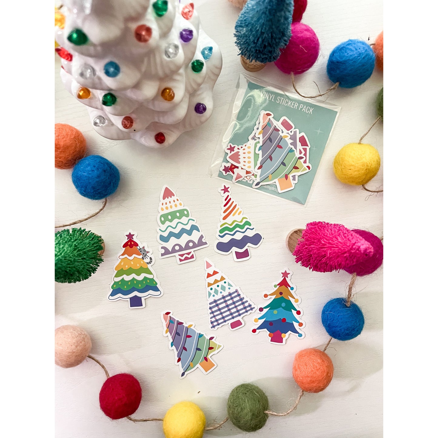 Oh Christmas Tree (Rainbow) - Sticker Pack