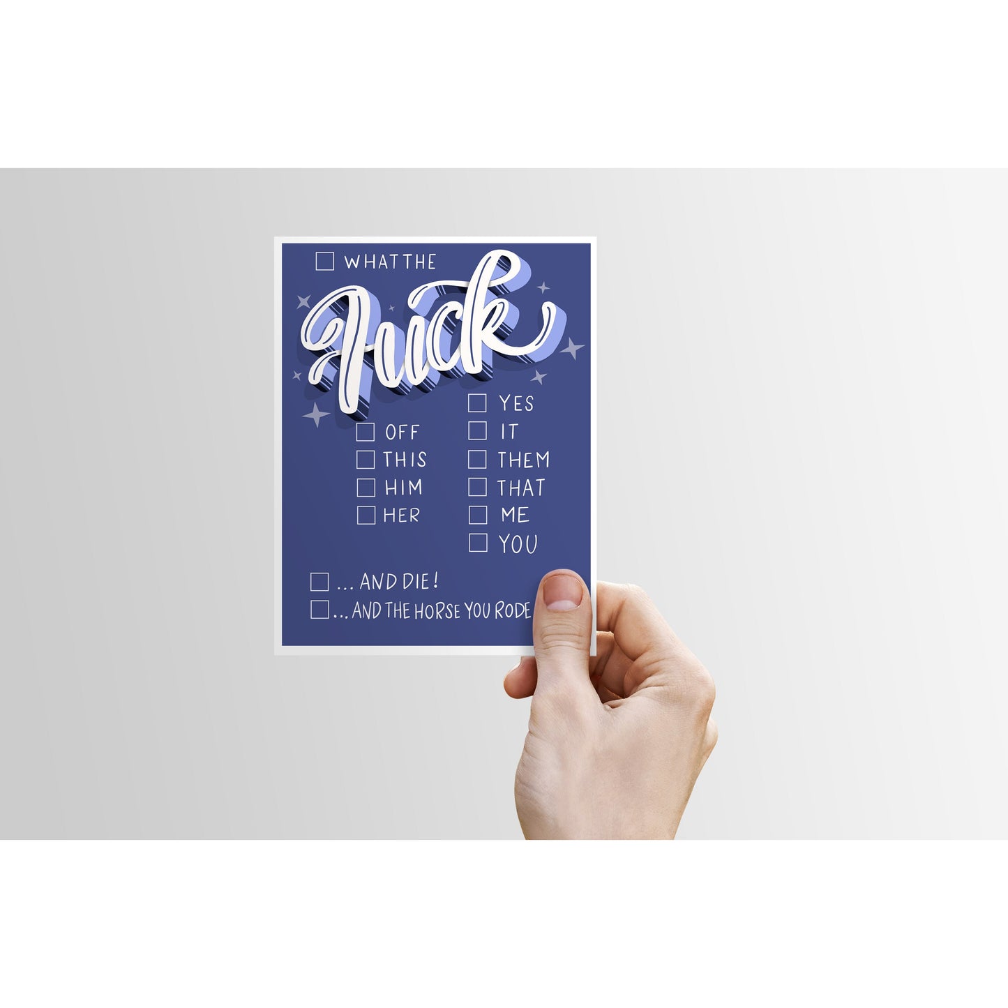 Check Your F*ck - Empathy Card