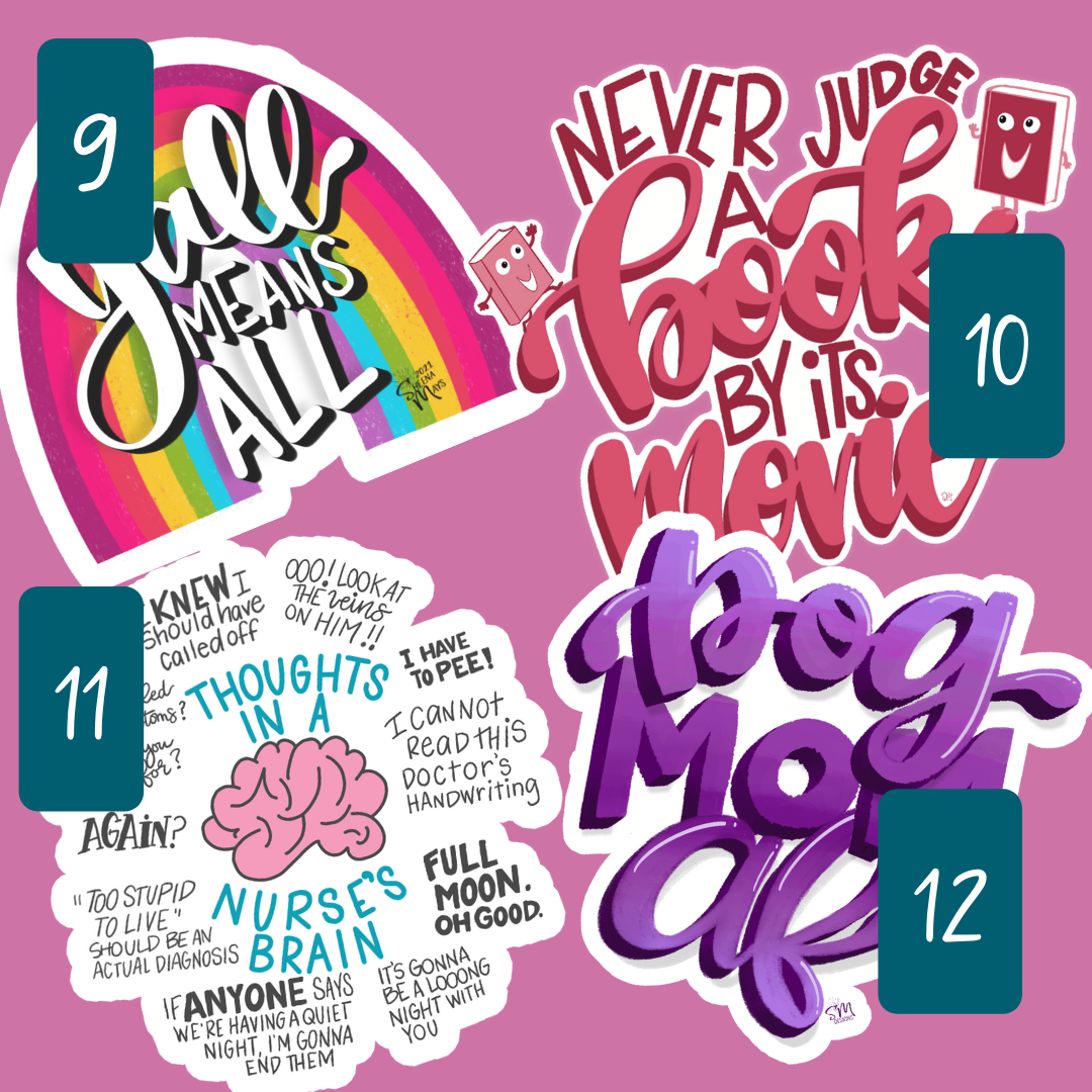 Sticker Bundle - Pick Any 3 for $12 - Buy MORE, SAVE MORE $$$