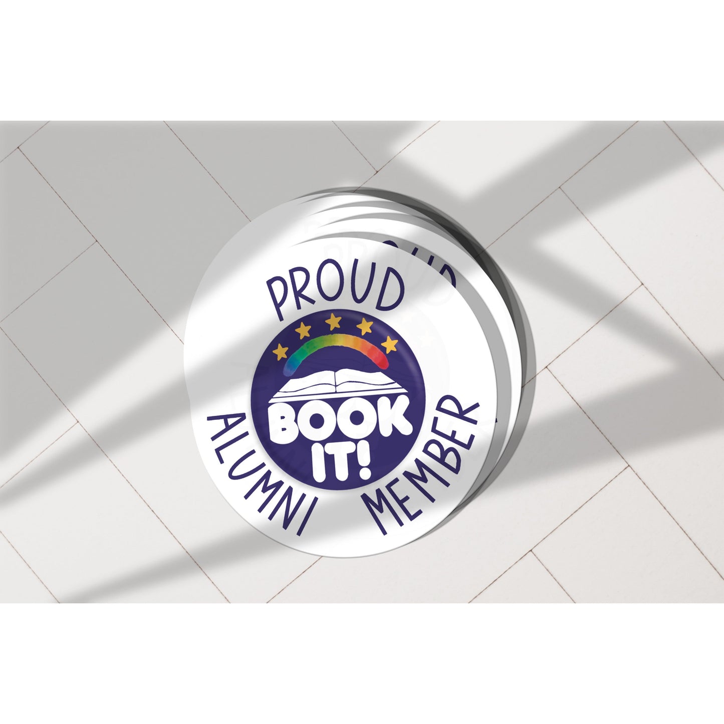 Book It - Proud Alumni Member - Vinyl Sticker