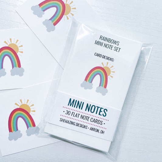RETIRING - Rainbow - Mini Note Set