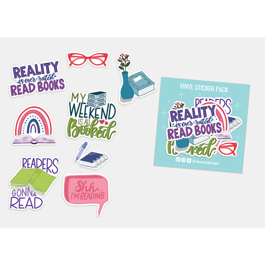 Book Lover  - Sticker Pack