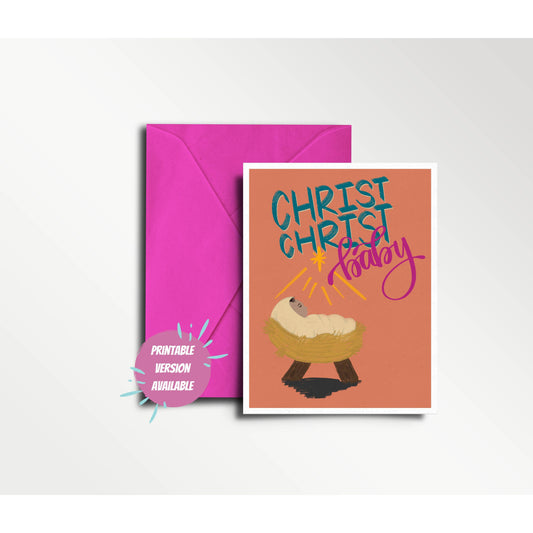 Christ Christ Baby - Christmas Card