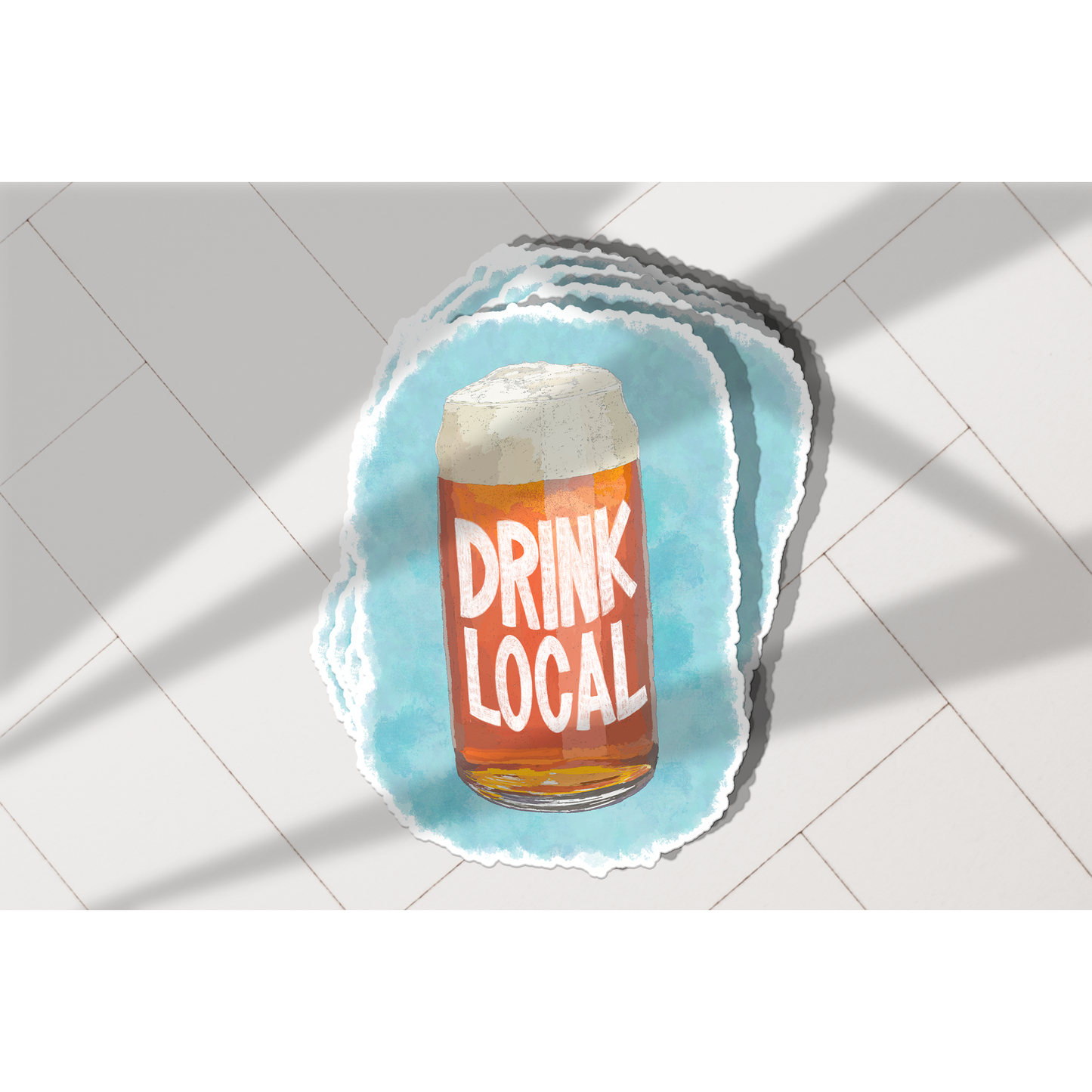 Drink Local Vinyl Sticker