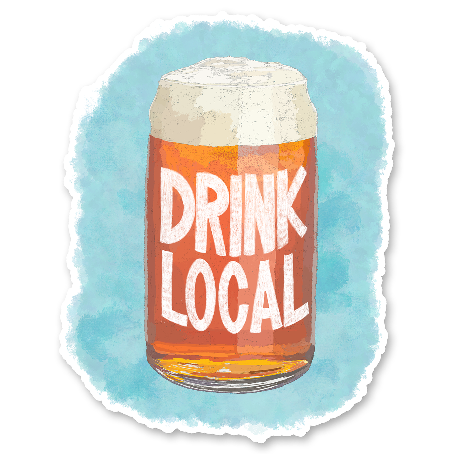 Drink Local Vinyl Sticker