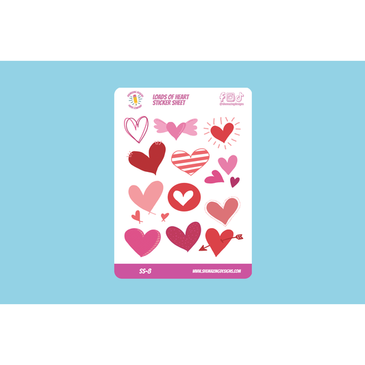 Loads of Heart Sticker Sheet