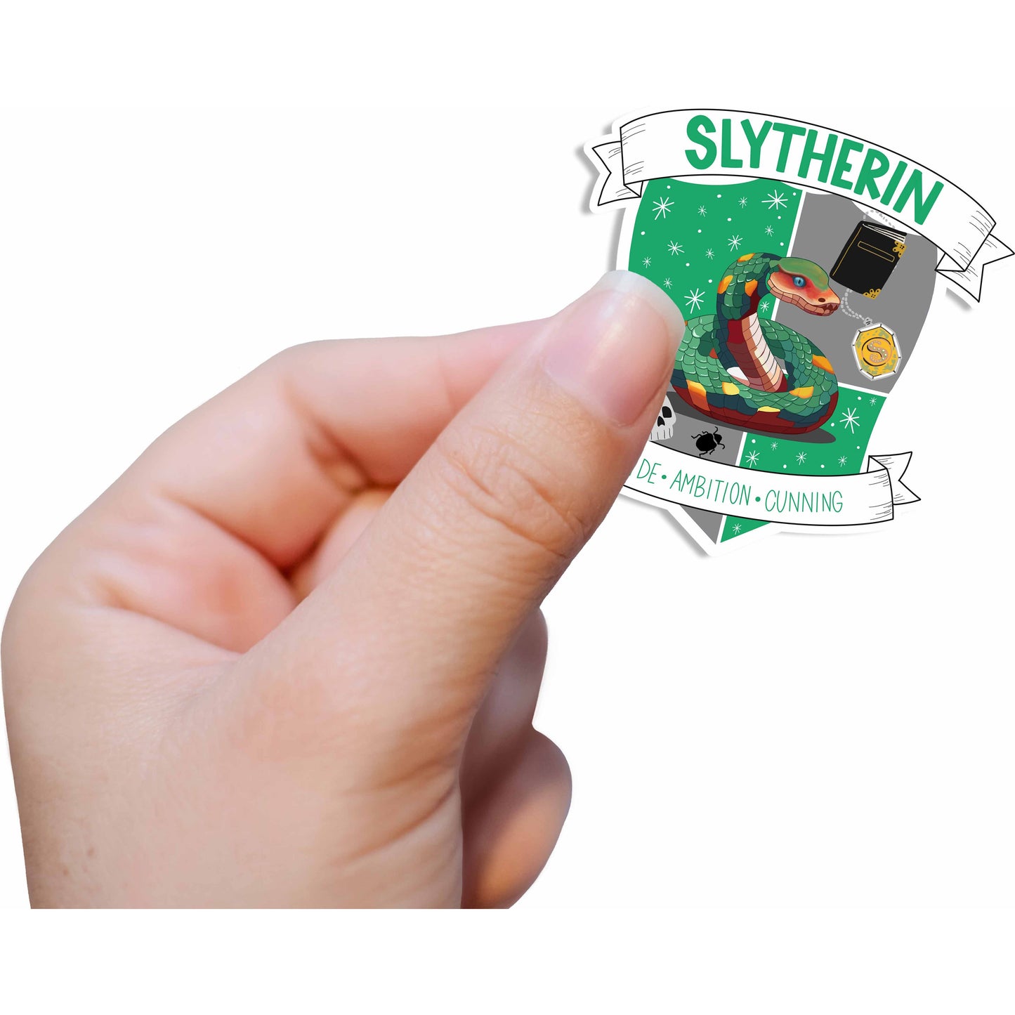 Slytherin Crest Vinyl Sticker-Harry Potter