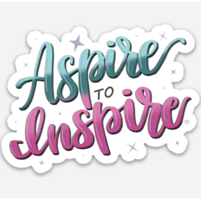 Aspire to Inspire Vinyl Sticker