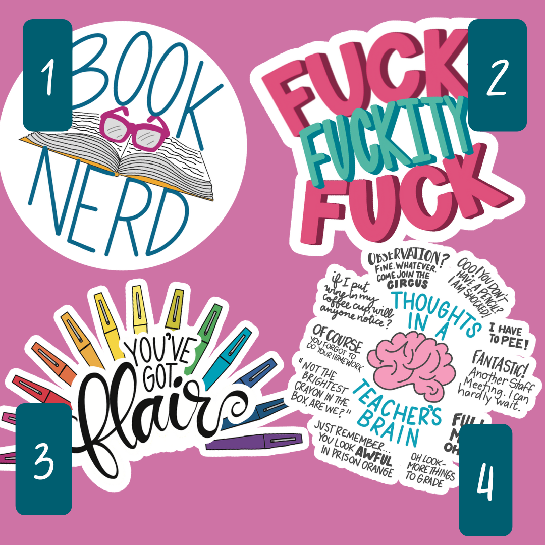 Mix & Match Sticker Bundle - Pick Any 3 for $12 - Buy MORE, SAVE MORE $$$