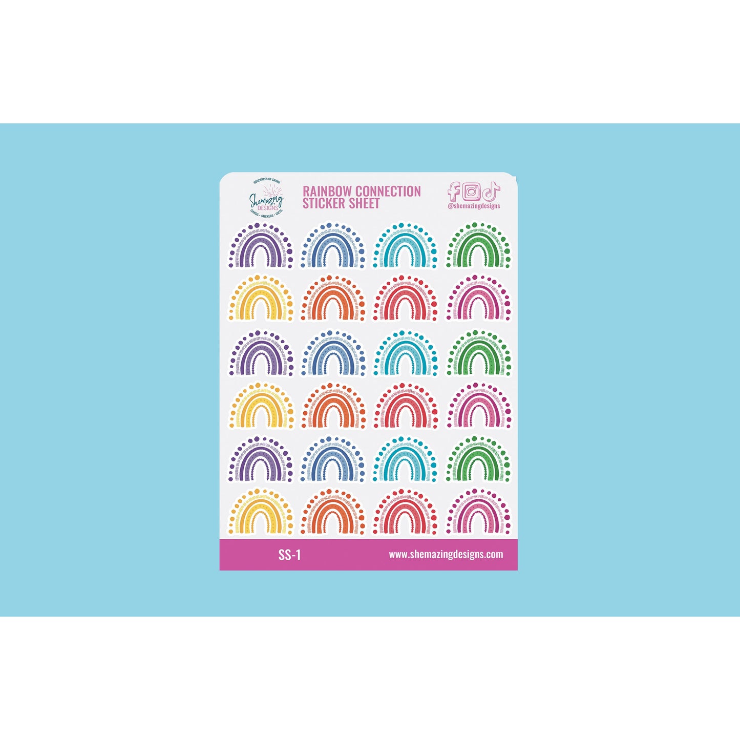 Rainbow Connection Sticker Sheet