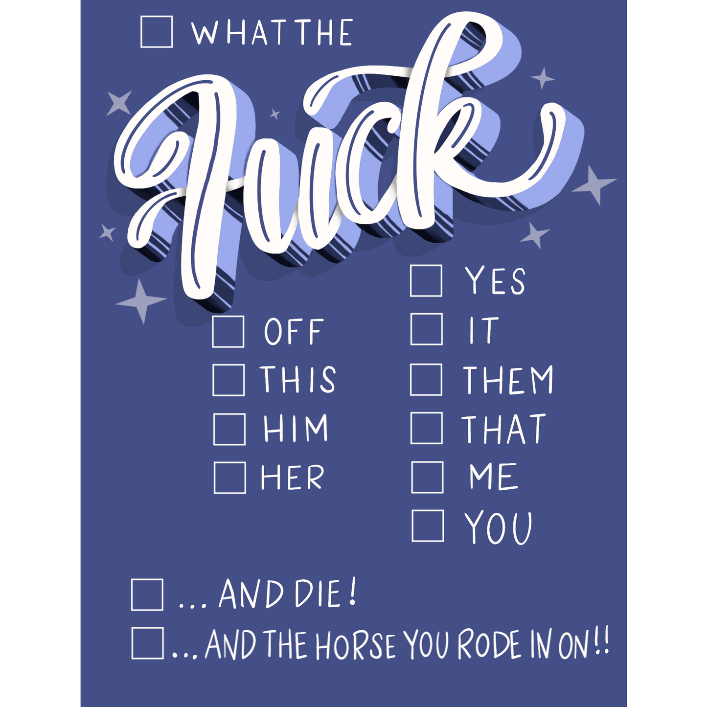 Check Your F*ck - Empathy Card