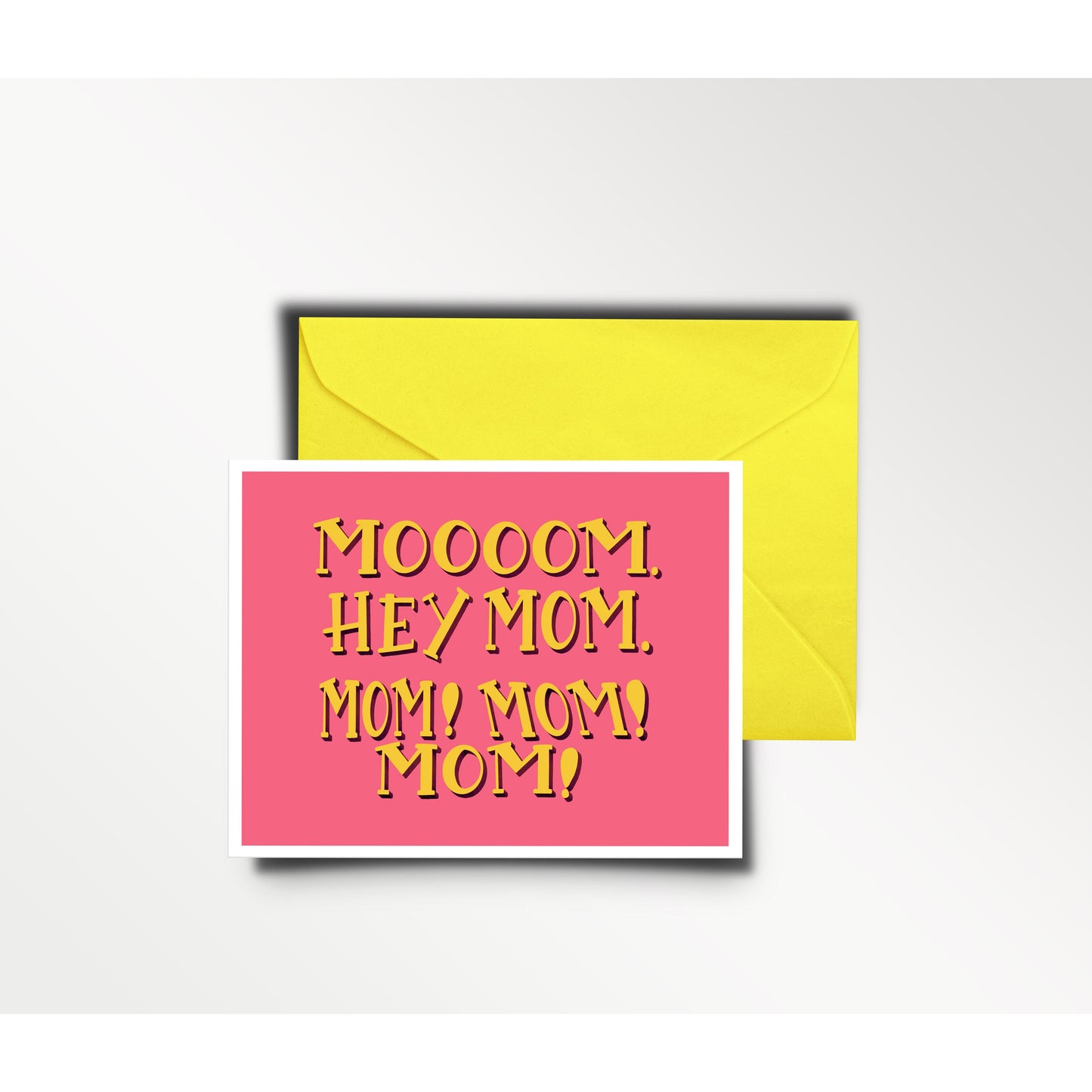 Hey Mom! Card - Mother's Day Card | Funny Card, Mom, Mommy