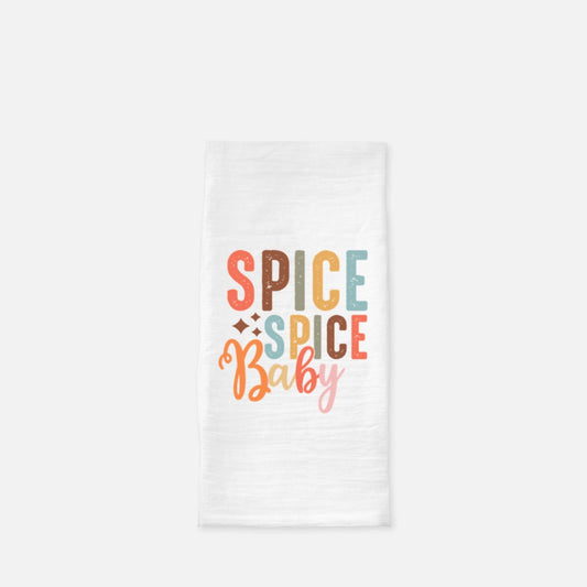 Spice Spice Baby Fall Tea Towel (SAMPLE)