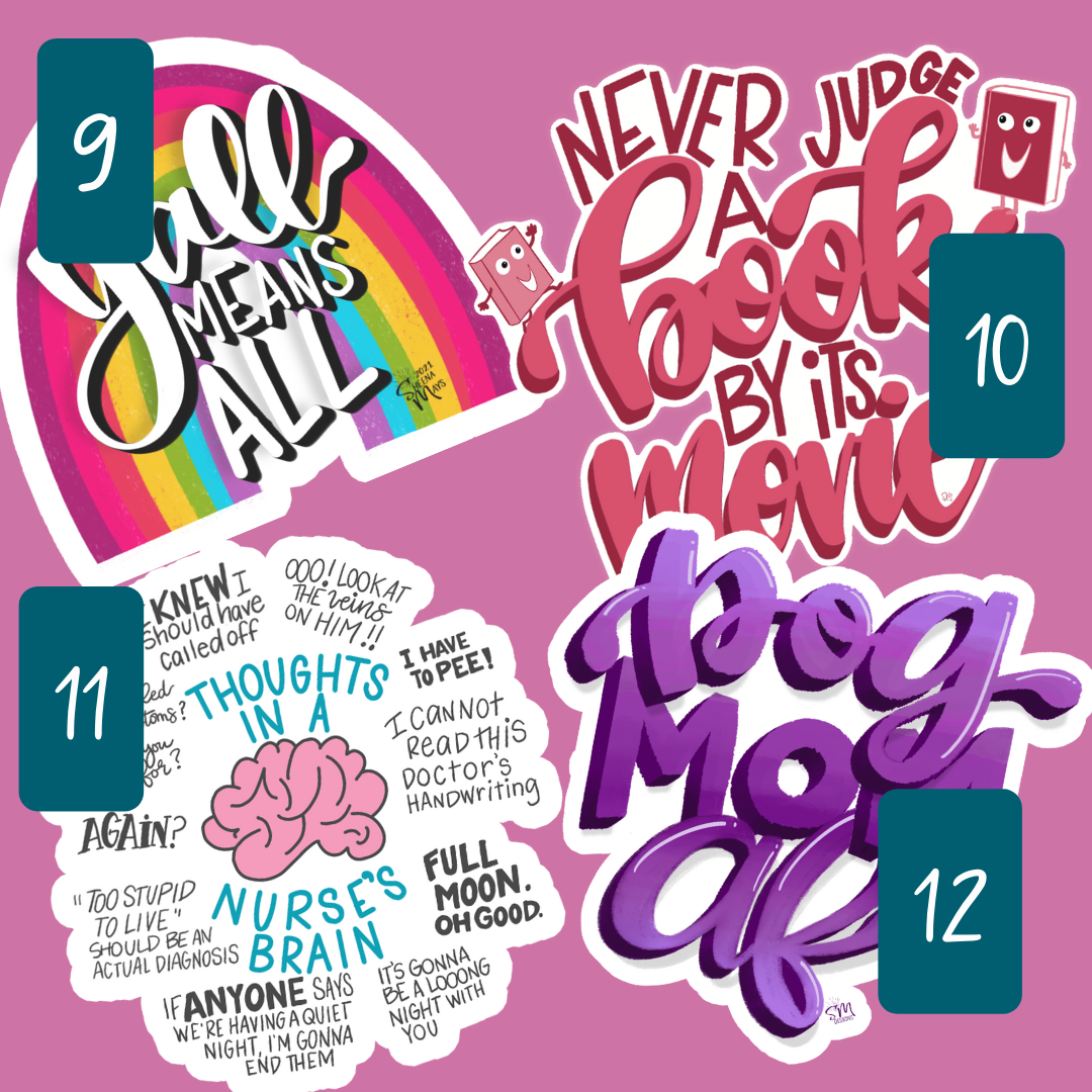 Mix & Match Sticker Bundle - Pick Any 3 for $12 - Buy MORE, SAVE MORE $$$