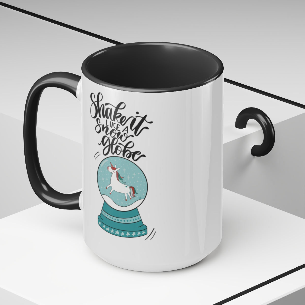 Shake it Like a Snow Globe Coffee Mug, 15oz (SAMPLE)