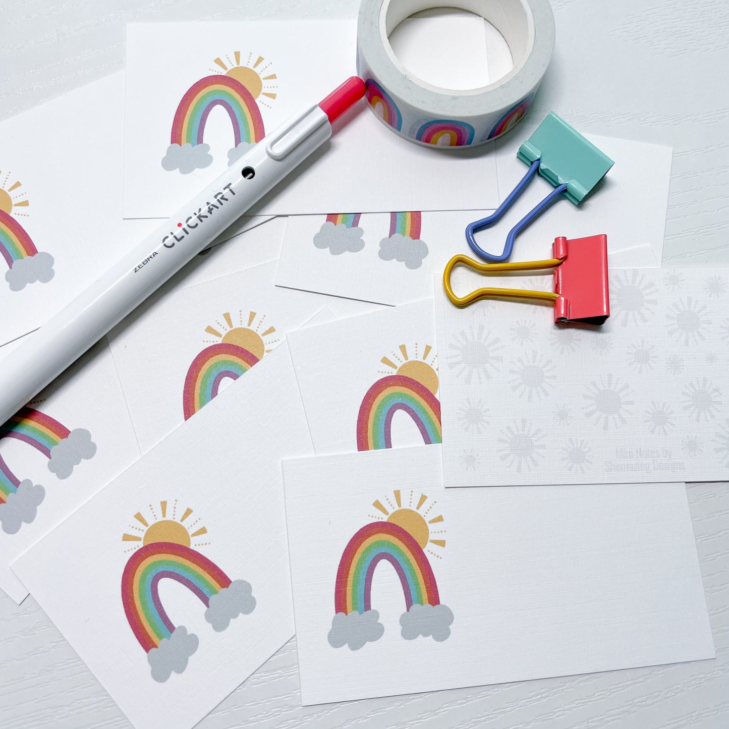 Rainbow - Mini Note Set