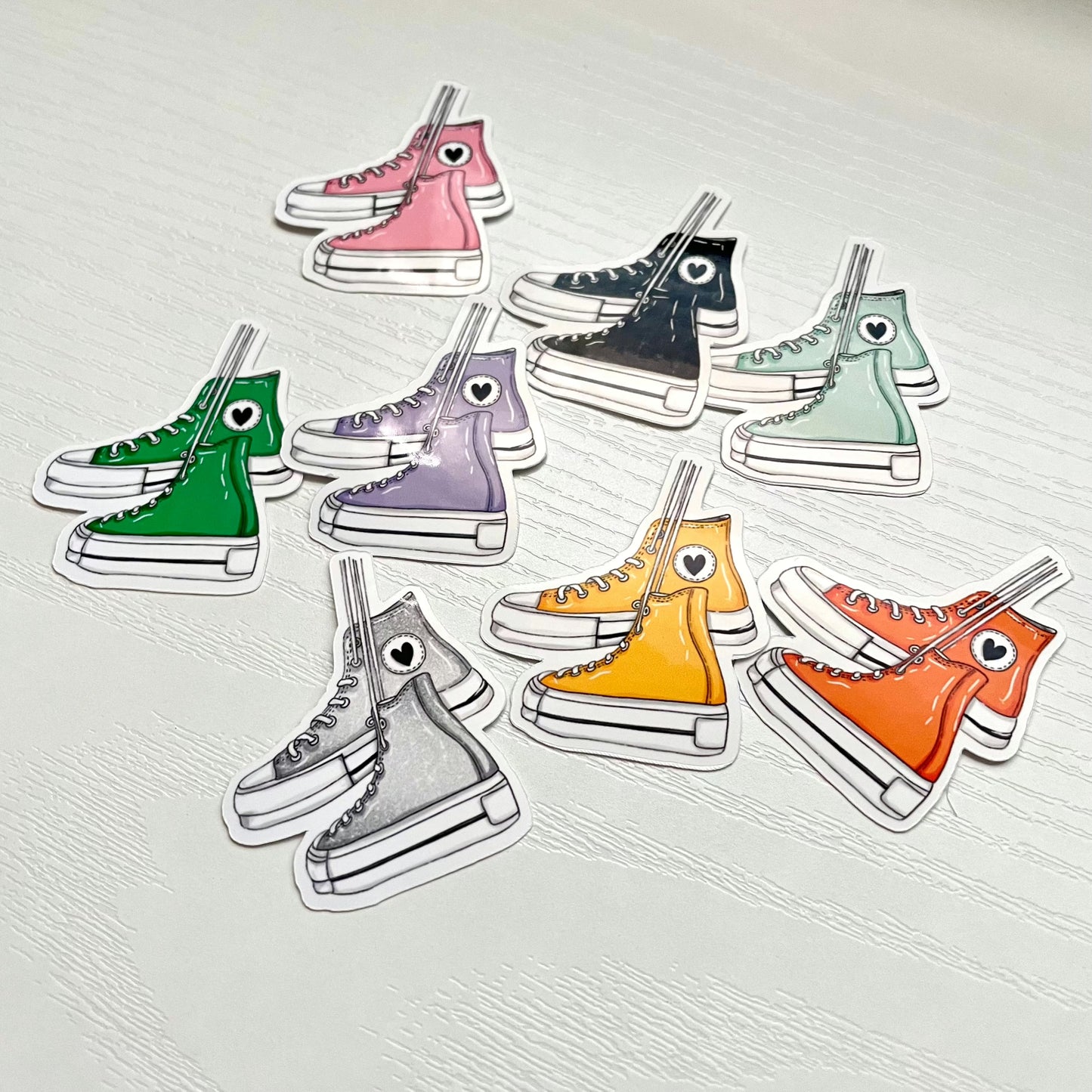Hi-Top Sneakers  - Sticker Pack